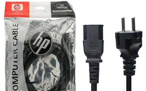 کابل برق پاور HP طول 1.8 متر | کابل برق کامپیوتر، مانیتور و پرینتر