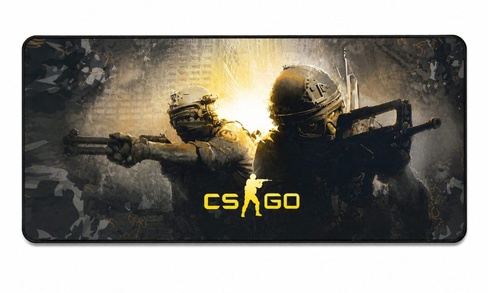 پد موس گیمینگ طرح CS GO سایز 30×70 سانتی‌متر
